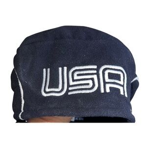 Roots Torino 2006 Olympics Team USA Hat Beret Style Beanie Size L/XL